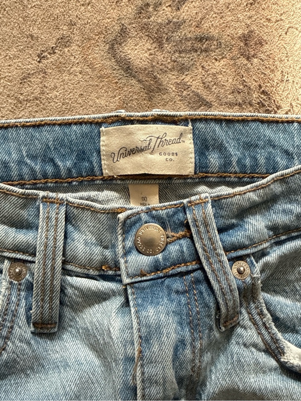 Universal Thread Light Wash Women's Denim Skirt